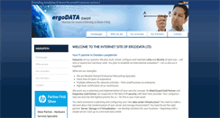 Desktop Screenshot of ergodata.de